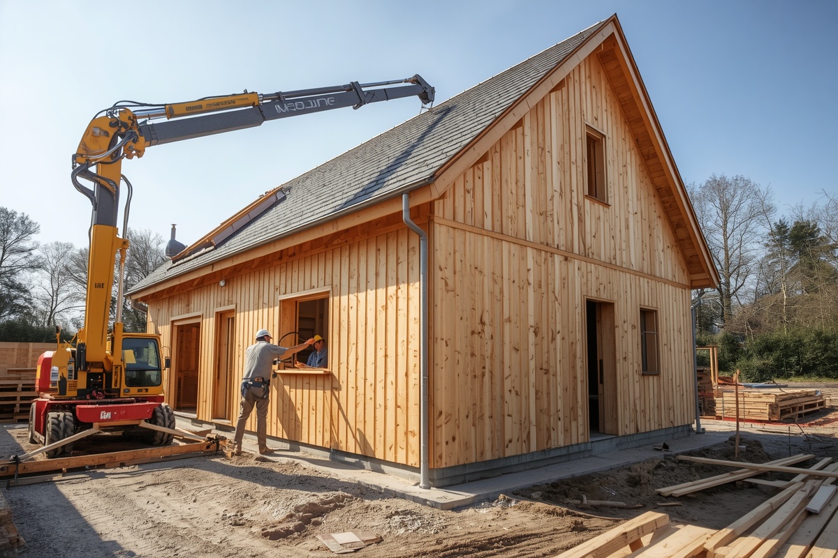 Maison ossature bois : composition des parois, chantier, coût et garanties